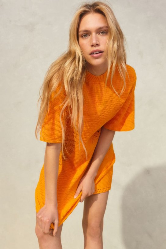 petróleo crudo título Notable De la nueva colección de primavera de H&M nos quedamos con un vestido  naranja que grita verano