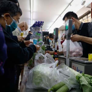 Supermercado Beijing, 2022, coronavirus, confinamiento / Mark R. Cristino / Efe