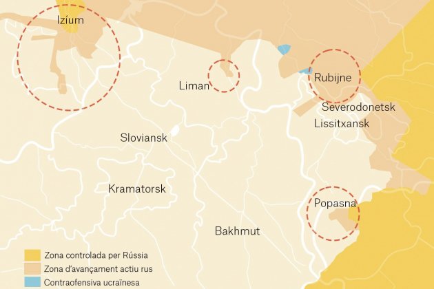 Mapa Ucraïna Donbas 24 abril cat Maria López Moya Mapa Ucraïna Donbas 24 abril cat Maria López Moya
