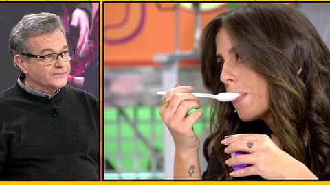 Anabel Pantoja comiendo Telecinco