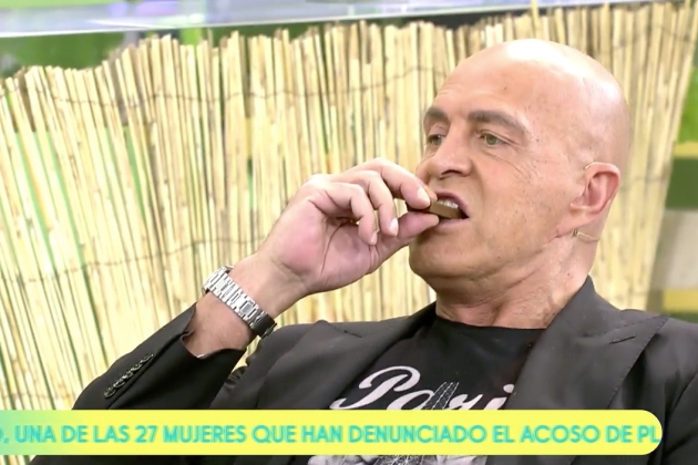 Kiko Matamoros comiendo Telecinco Kiko Matamoros comiendo Telecinco