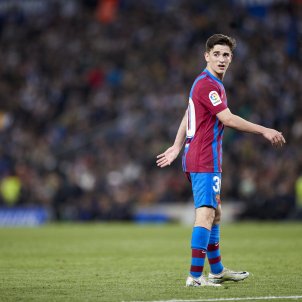 Bones sensacions en la trobada entre Gavi i el Barça: la renovació, a tocar