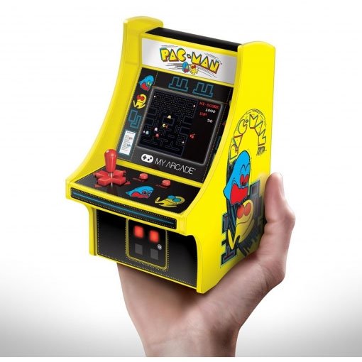 Consola arcade retro con Pac Man1 Consola arcade retro con Pac Man1