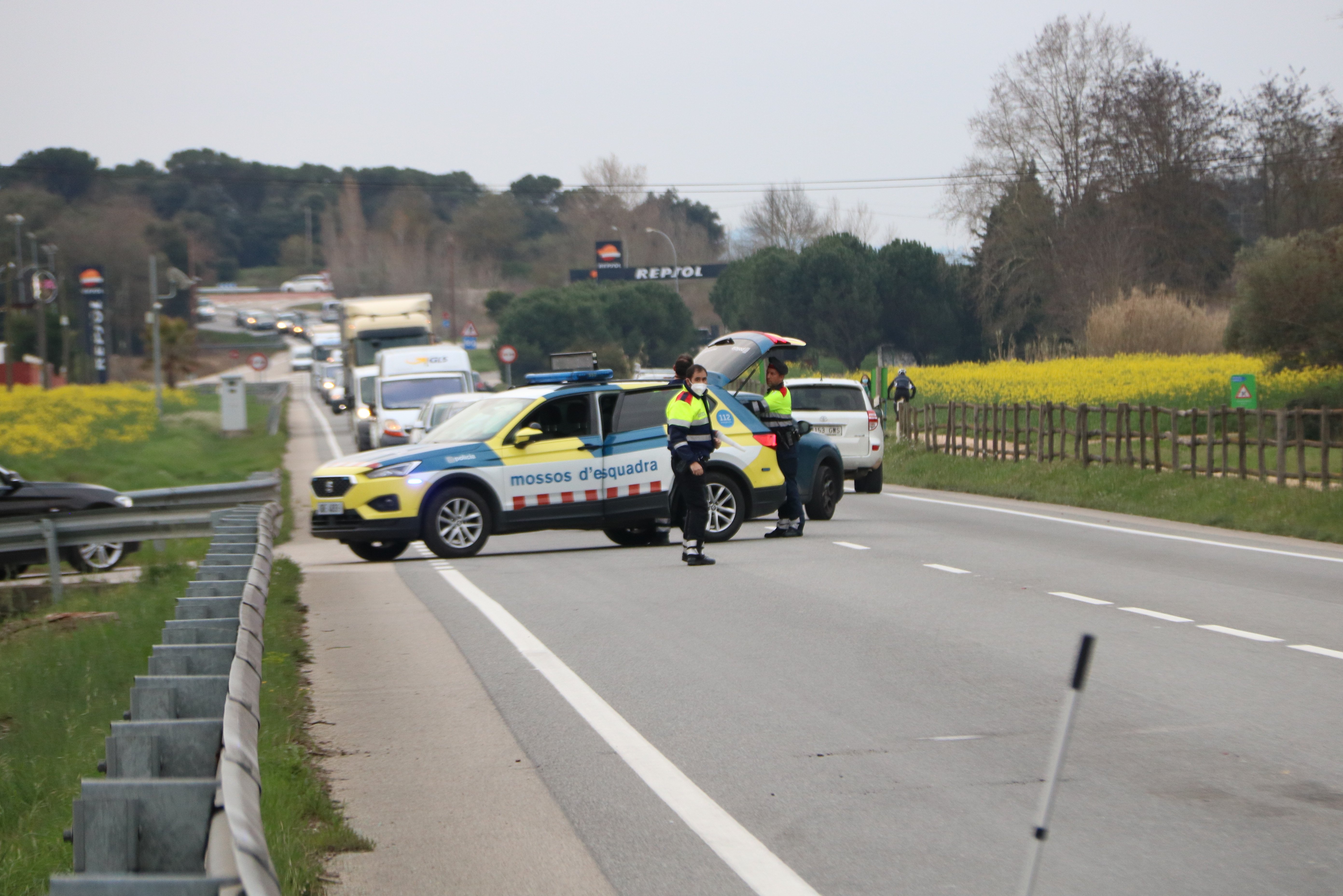 Las muertes en las carreteras catalanas, desbocadas: el doble que el año 2021