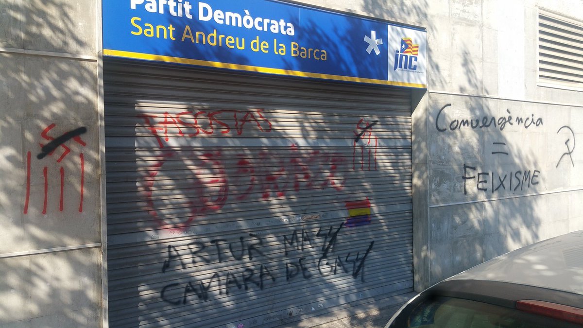 Nuevo ataque contra una sede del PDeCAT