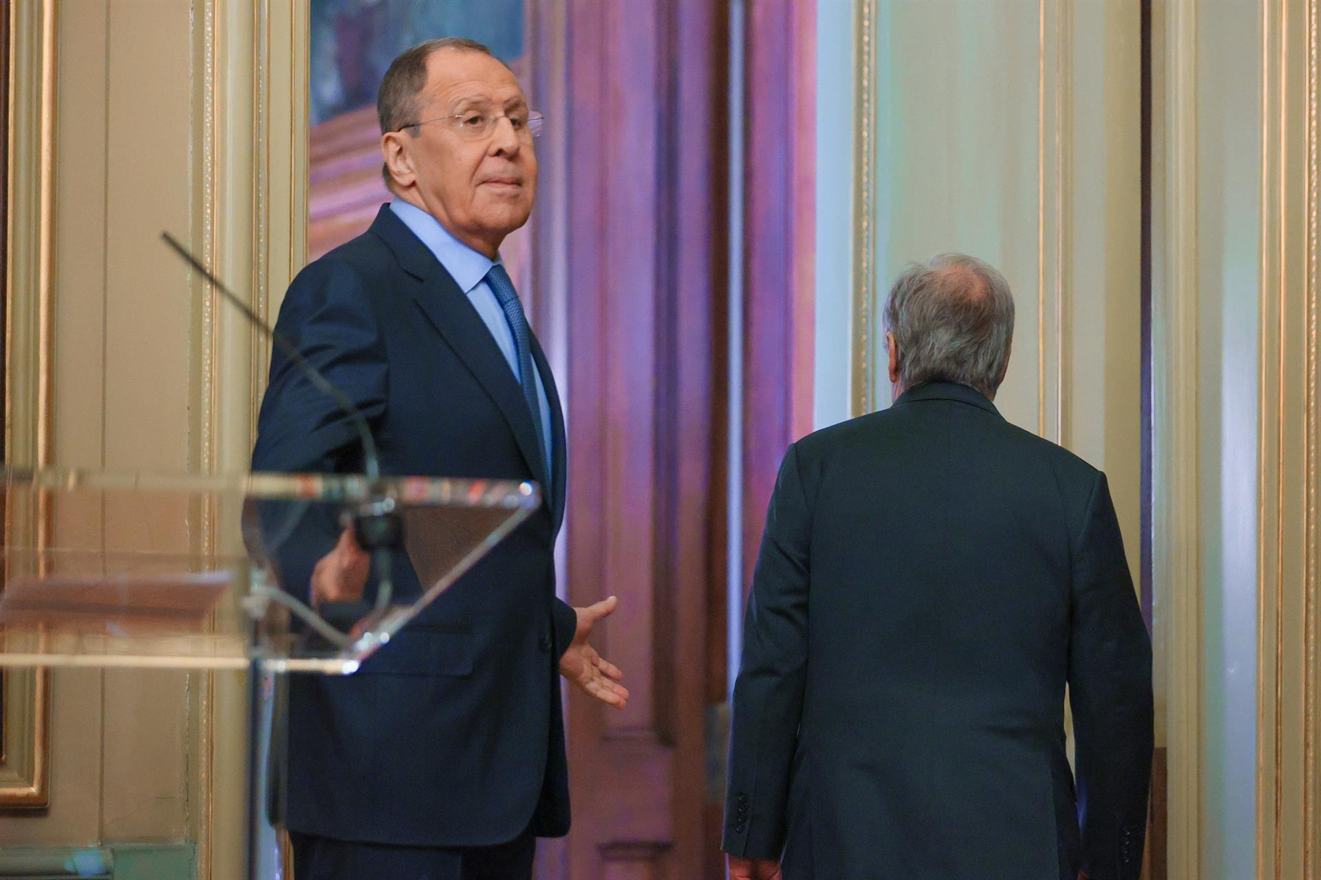 La ONU visita Rusia, pero Lavrov rechaza la necesidad de mediadores con Ucrania