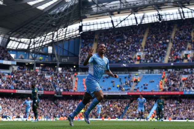 Gabriel Jesus celebra cuatro gargantas Manchester City Europa Press Gabriel Jesus celebra cuatro gargantas Manchester City Europa Press