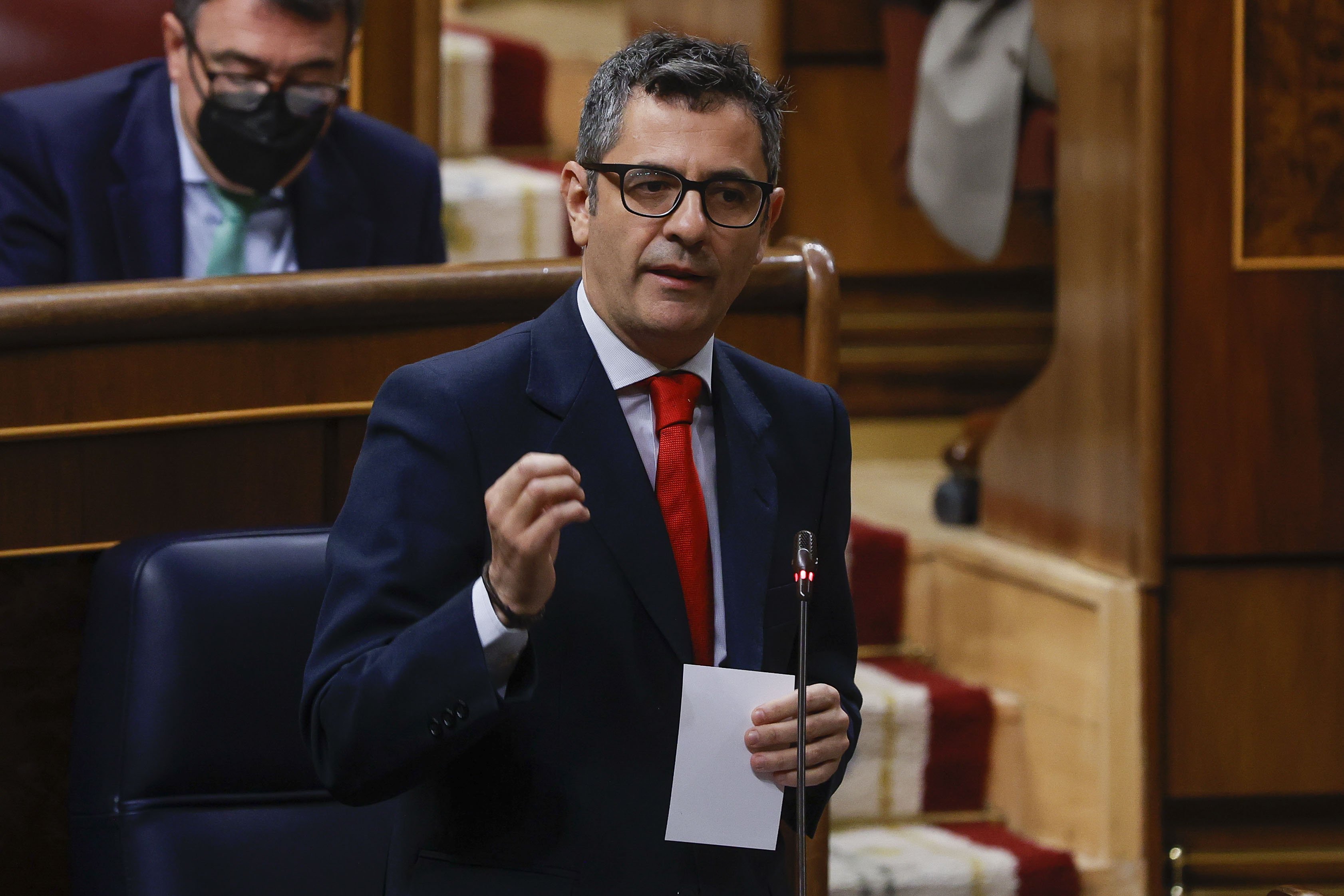 Bolaños, convencido que el CatalanGate no afectará a la legislatura: "No está en riesgo"