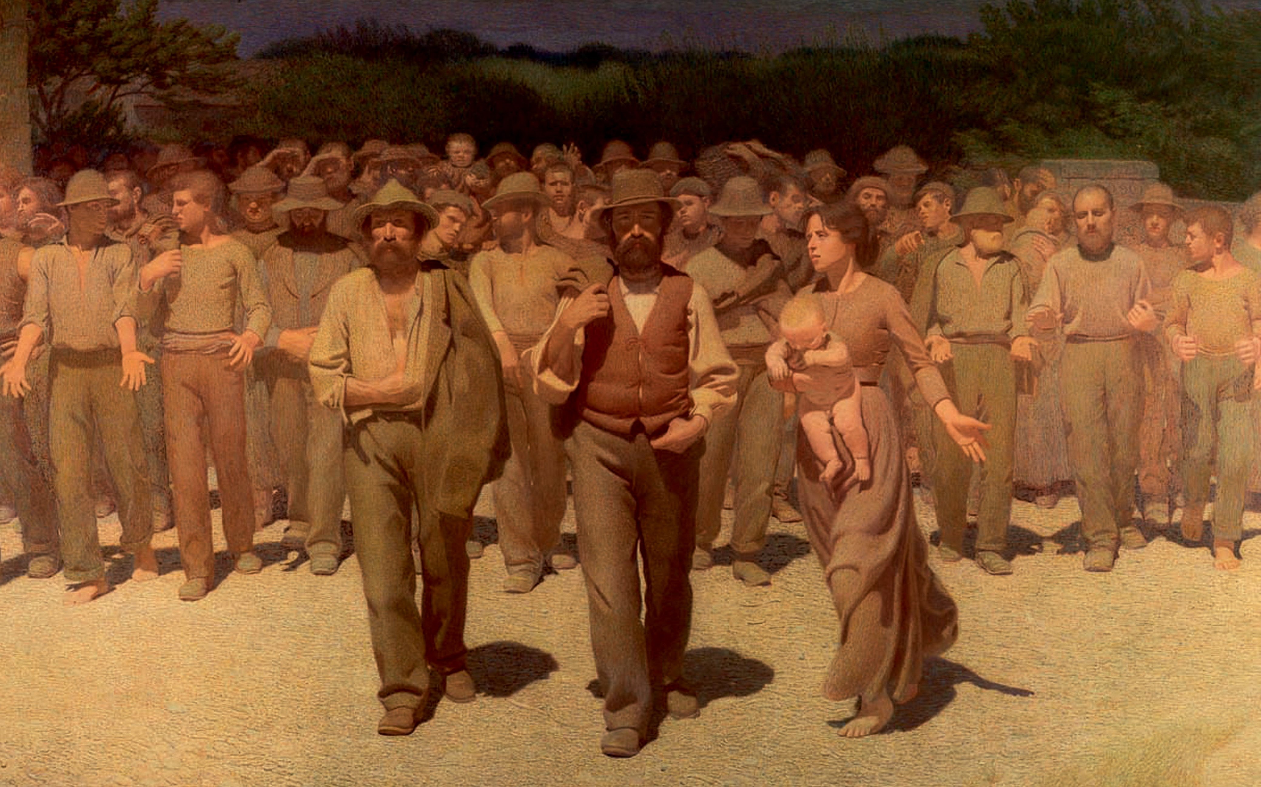 el cuarto estado giuseppe Pellizza da Volpedo el cuarto estado giuseppe Pellizza da Volpedo