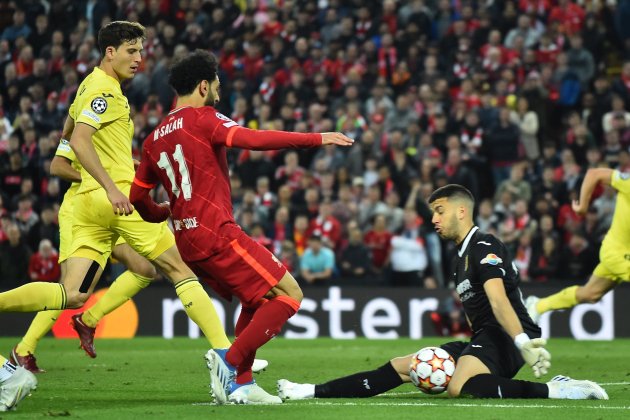 Mohamed Salah Geronimo Rulli Liverpool Villarreal Champions EFE