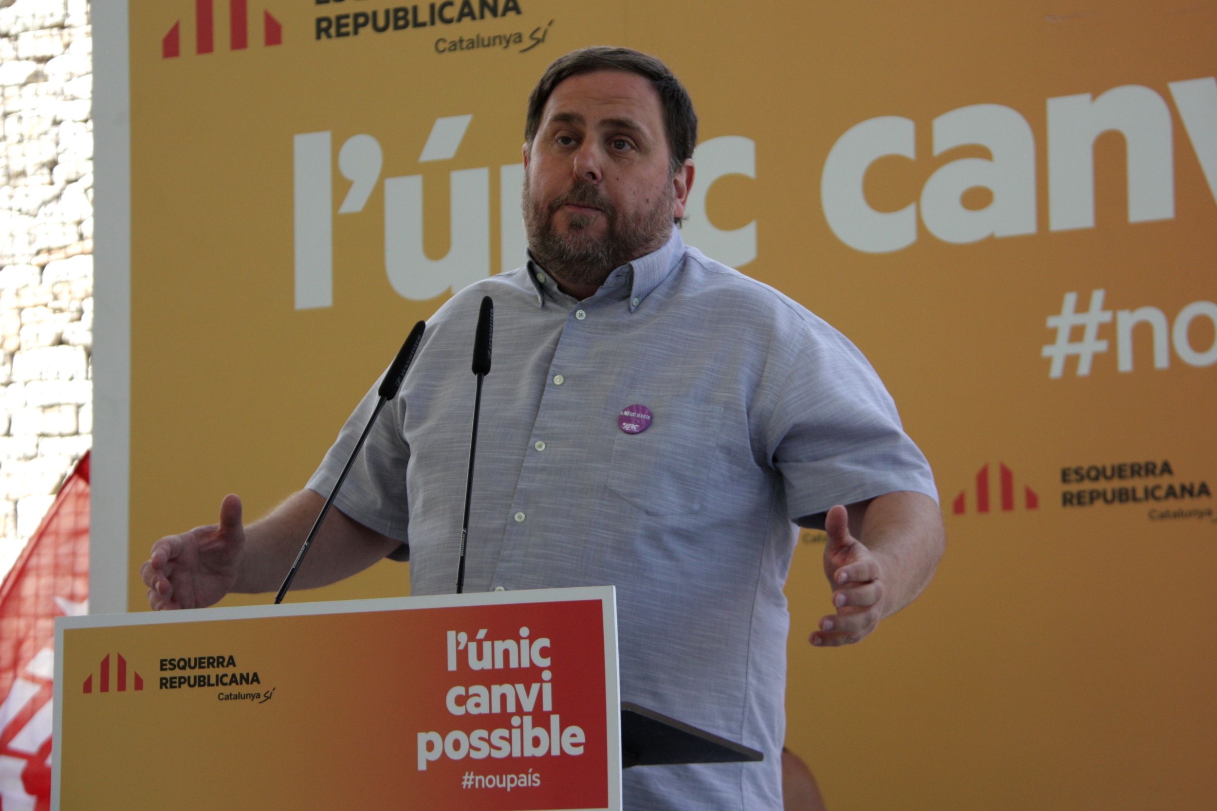 Junqueras reclama avanzar hacia la independencia sin esperar cambios en el Estado