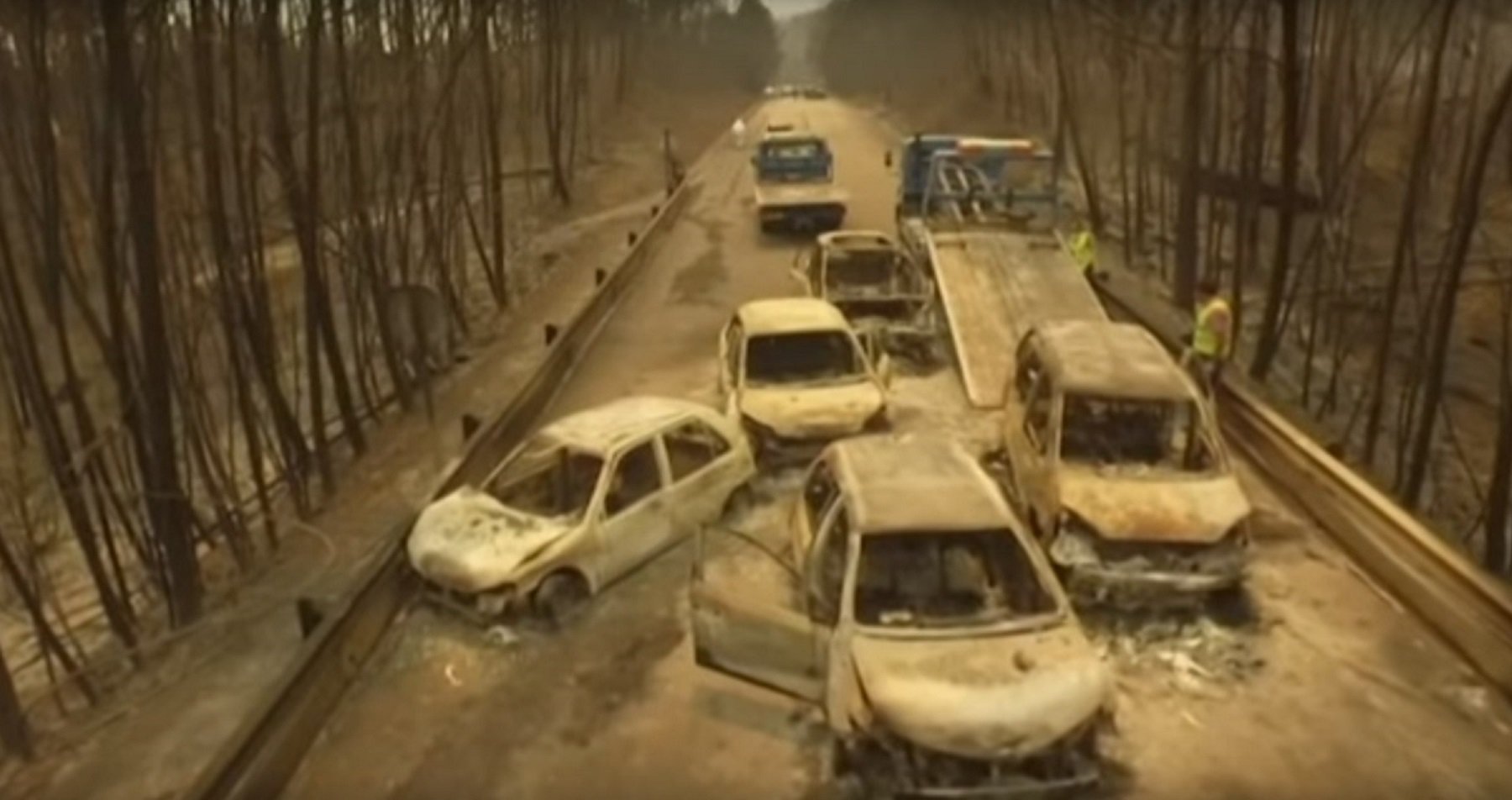 Vídeo: El incendio de Portugal, a vista de pájaro