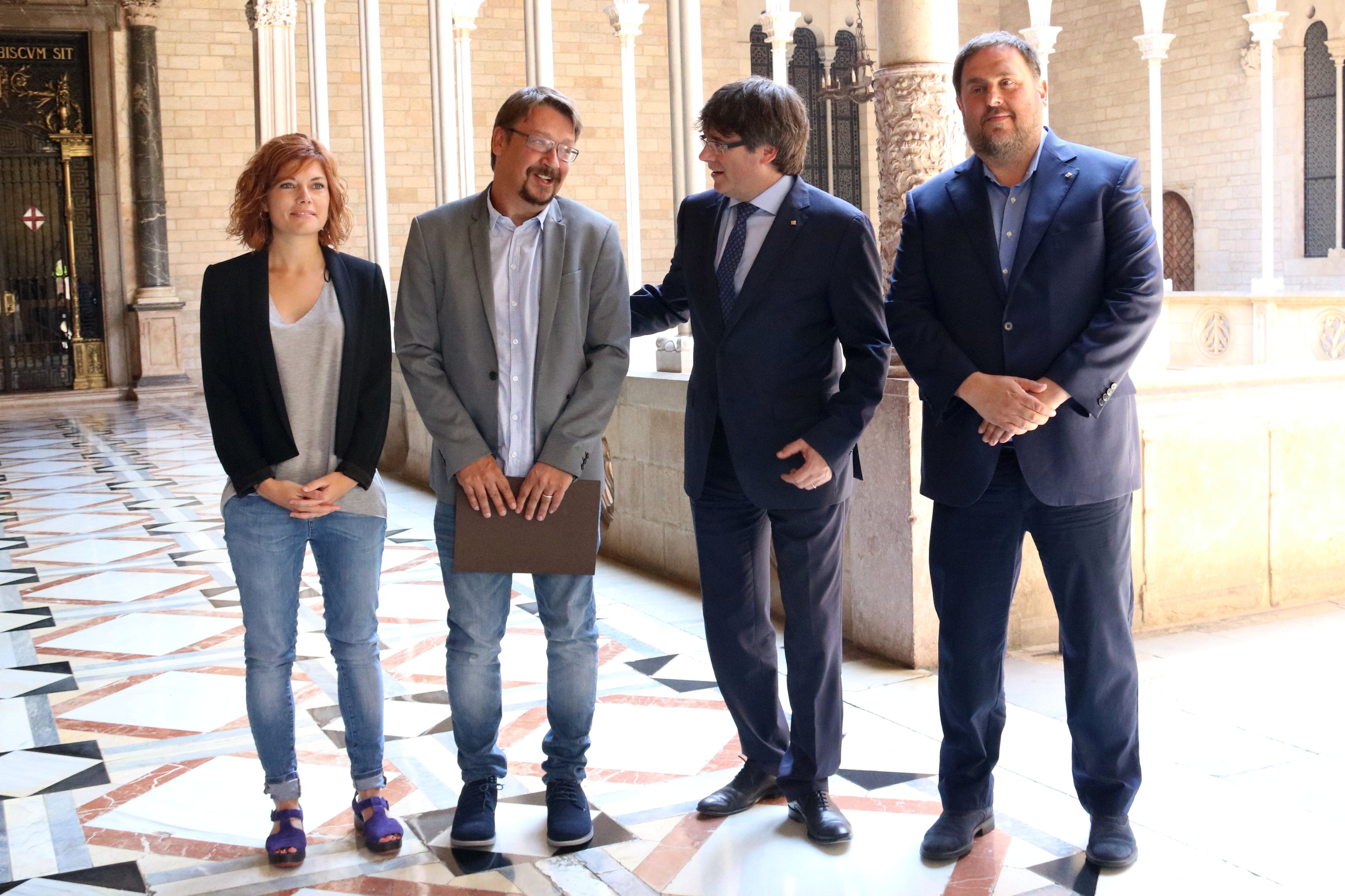 El Govern no esvaeix l'escepticisme dels comuns sobre l'1-O: "Sembla un nou 9-N"