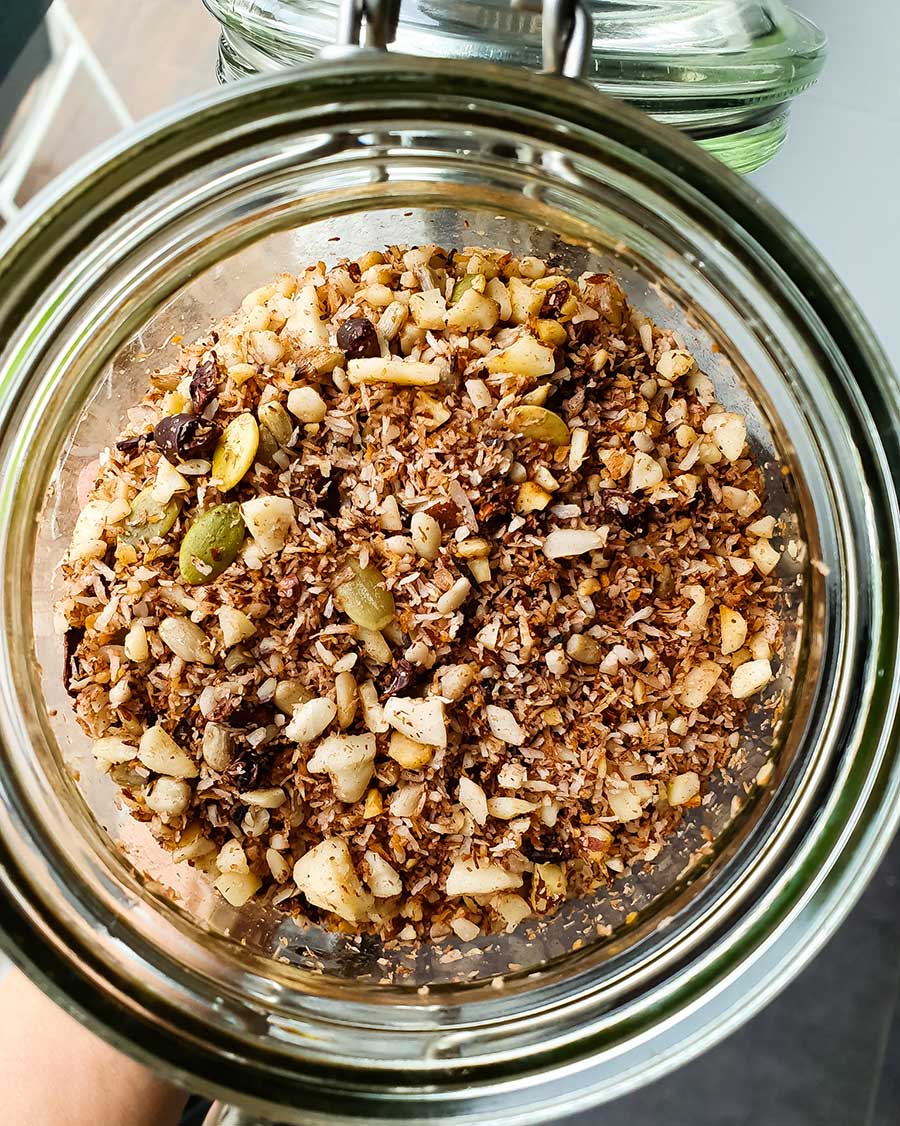 Barra nutritiva de granola y arándanos para tu día a día