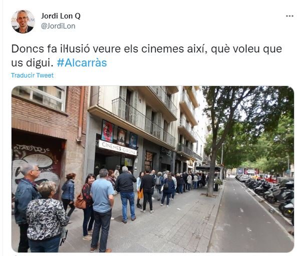 Puilada cua cinemes Girona barri Gràcia Alcarràs @JordiLon