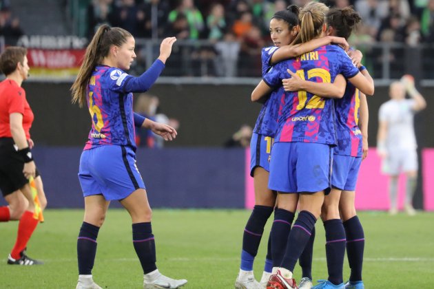 barca femenino wolfsburgo semifinales womens champions league celebracion EFE