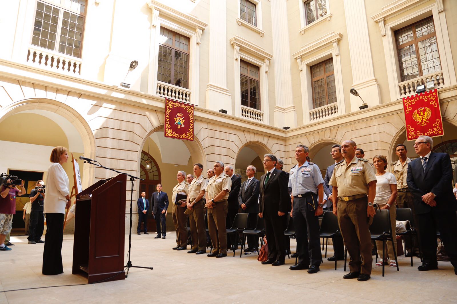 Cospedal, a Barcelona: "Els militars saben que la unió fa la força"