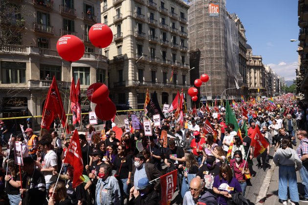 manifestacion barcelona 1 mayo día trabajo Sergi Alcàzar manifestacion barcelona 1 mayo día trabajo Sergi Alcàzar