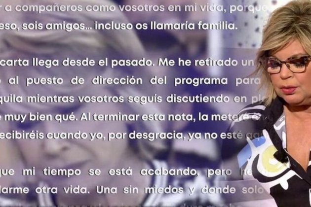 Terelu lee la carta Terelu lee la carta