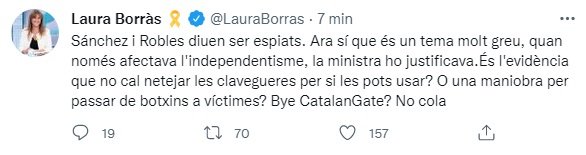 TUIT Laura Borràs TUIT Laura Borràs
