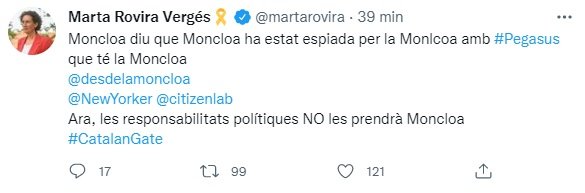 TUIT Marta Rovira TUIT Marta Rovira