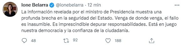TUIT Ione Belarra TUIT Ione Belarra