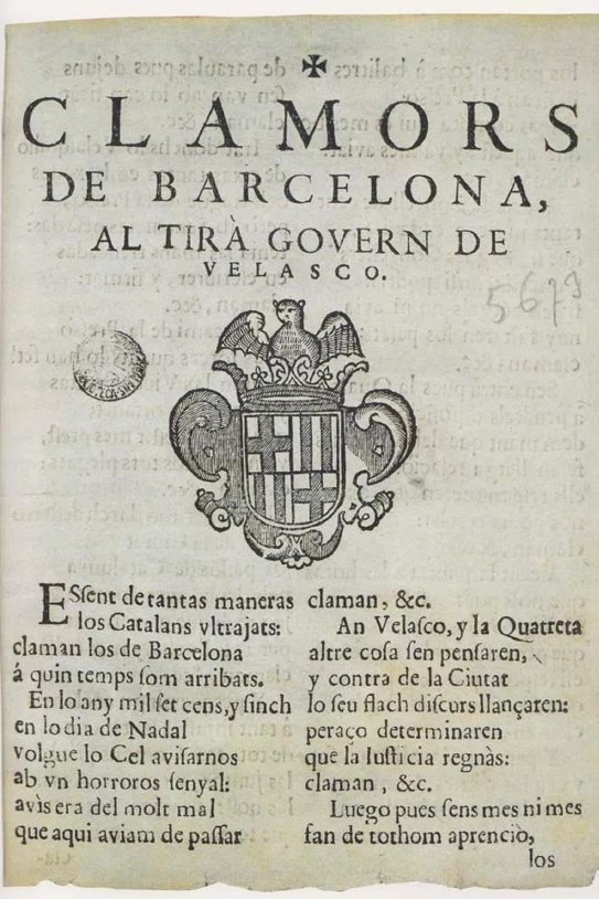  Barcelona contra el virrey Velasco. Fuente Wikipedia