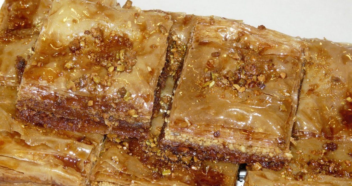 Dulces árabes (Baklava)