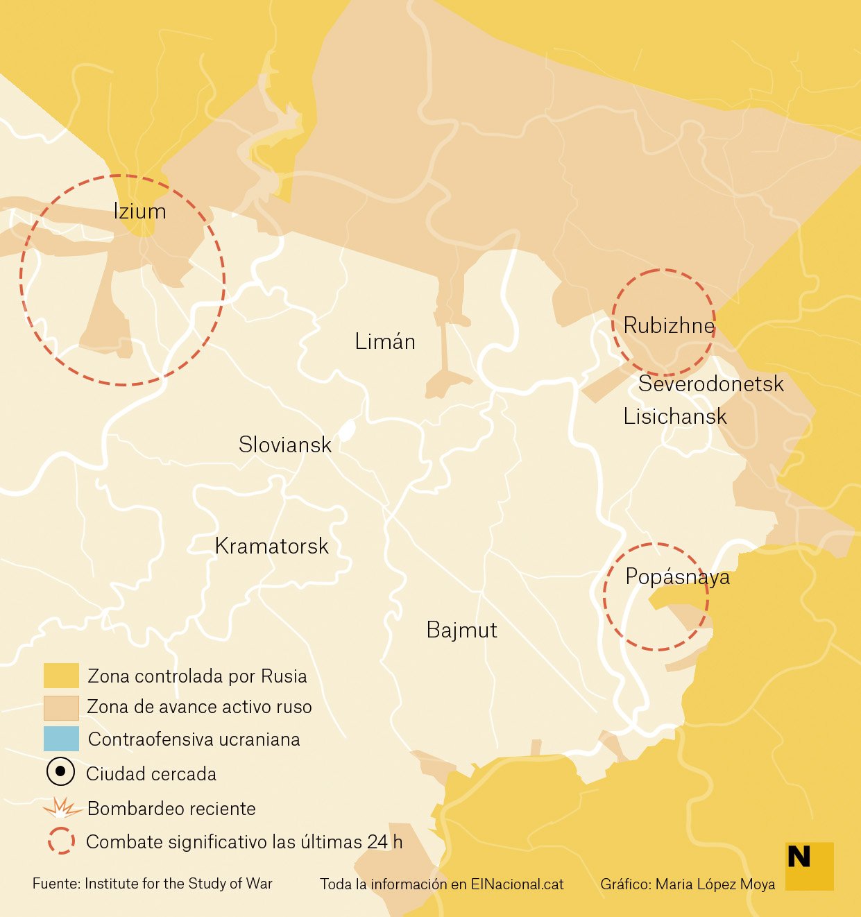 Mapa Ucraïna Donbas 2 maig ok cas Maria López Moya Mapa Ucraïna Donbas 2 maig ok cas Maria López Moya