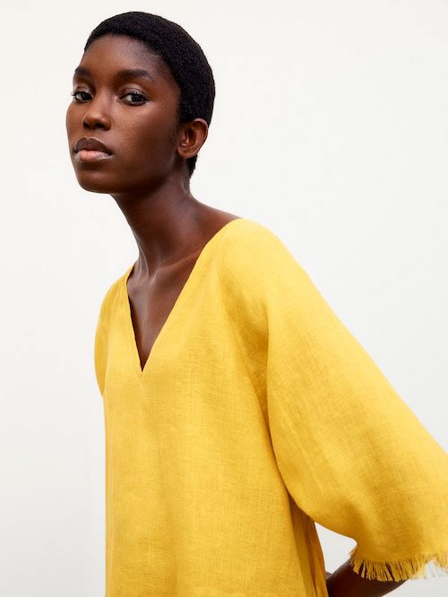 Samarreta de lli amb flecos1