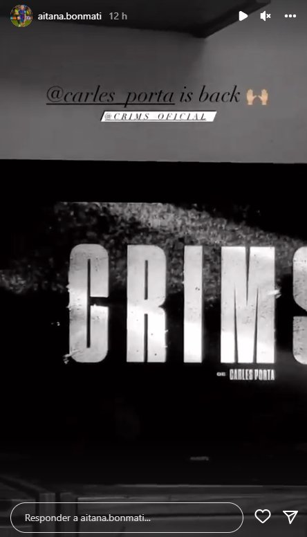 Crims TV3 Aitana Bonmatí Instagram Crims TV3 Aitana Bonmatí Instagram