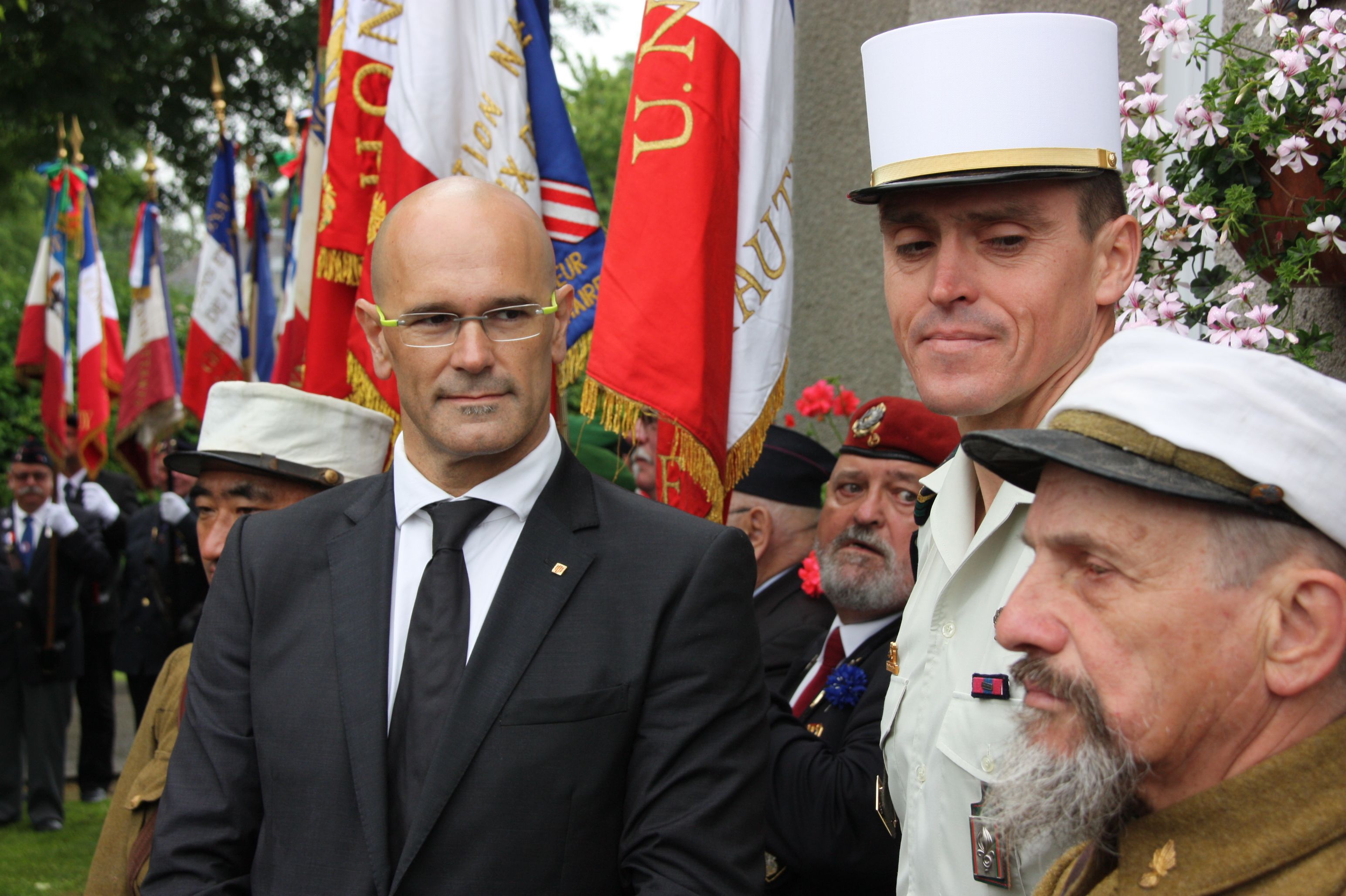 Romeva ret homenatge, al marge d'Espanya, als catalans que van lluitar al Somme