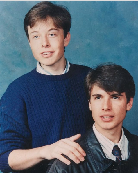 Elon Musk i el seu germà Elon Musk i el seu germà
