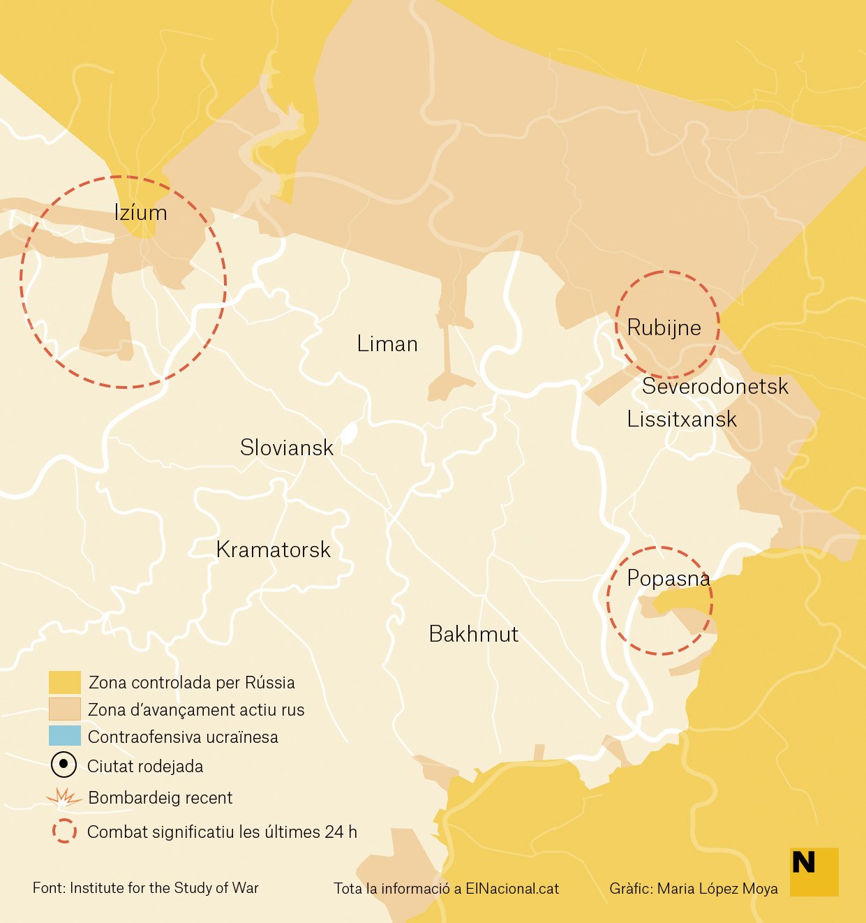Mapa Ucraïna Donbas 3 maig cat   Maria López Moya 