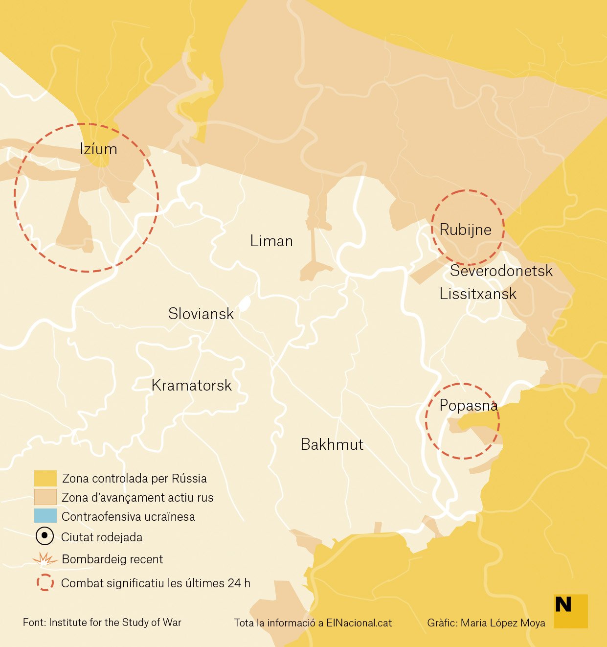 Mapa Ucraïna Donbas 3 maig cat Maria López Moya Mapa Ucraïna Donbas 3 maig cat Maria López Moya