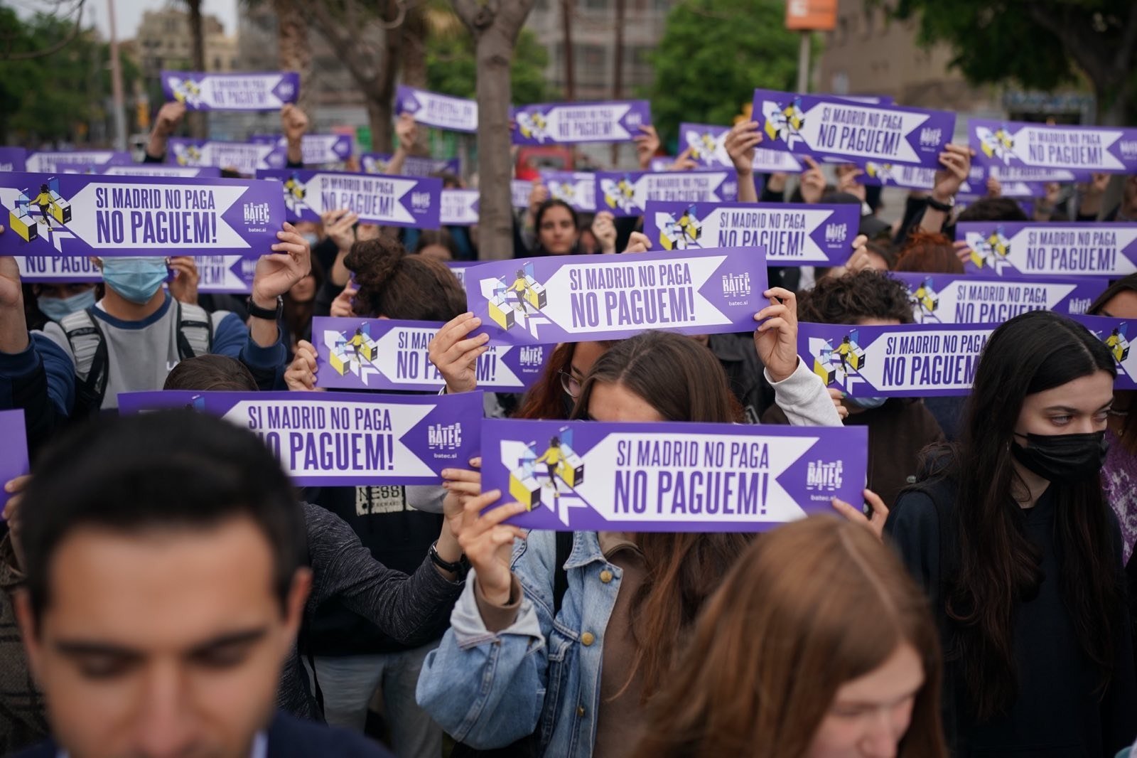 Batec fa una crida al jovent independentista a mobilitzar-se: "Amb l'estat espanyol no tenim futur"