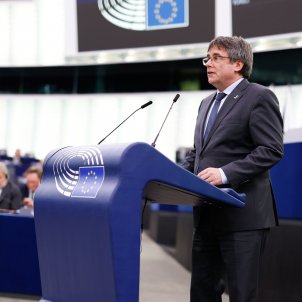 Carles Puigdemont interviene Parlamento Europeo Pegasus PE
