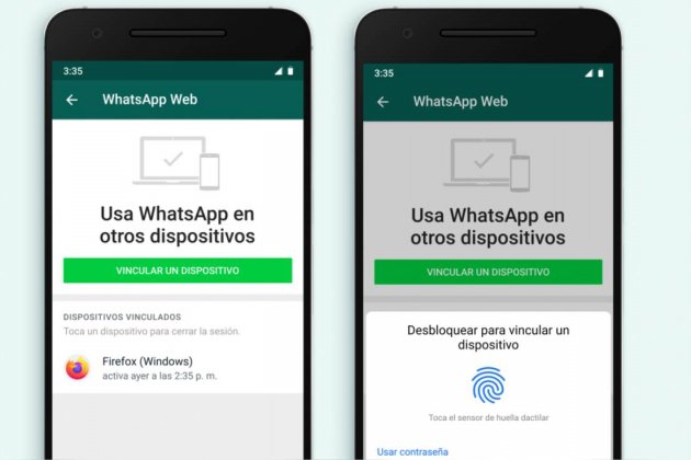 Vincular nuevo dispositivo móvil Vincular nuevo dispositivo móvil