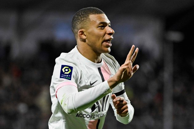 Kylian Mbappe celebra tres gargantas Europa Press Kylian Mbappe celebra tres gargantas Europa Press