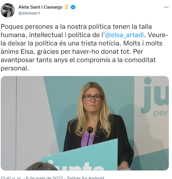 Tuit Aleix Sarri Tuit Aleix Sarri