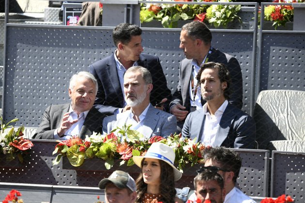 Felipe VI con Feliciano López Europa Press