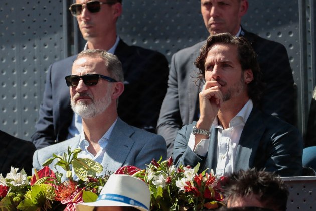 Felipe VI con Feliciano López tenis GTRES Felipe VI con Feliciano López tenis GTRES