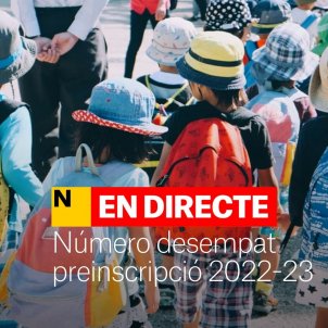 Sorteig Preinscripció Escolar 2022-23: Número de desempat | DIRECTE