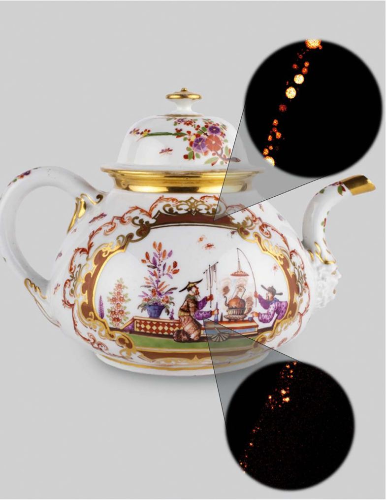 Tetera porcelana Meissen Tetera porcelana Meissen