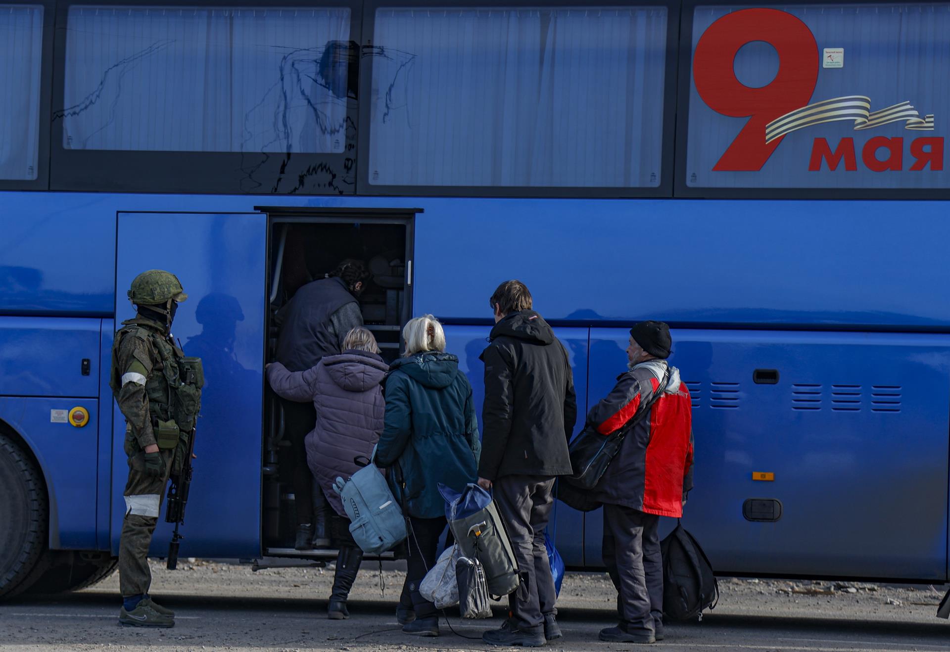 evacuacion civils mariupol efe