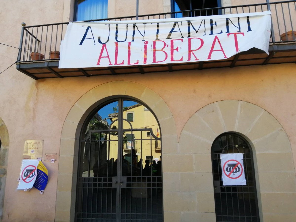 Acción de "liberación" de Bàscara: se declara municipio de la República Catalana