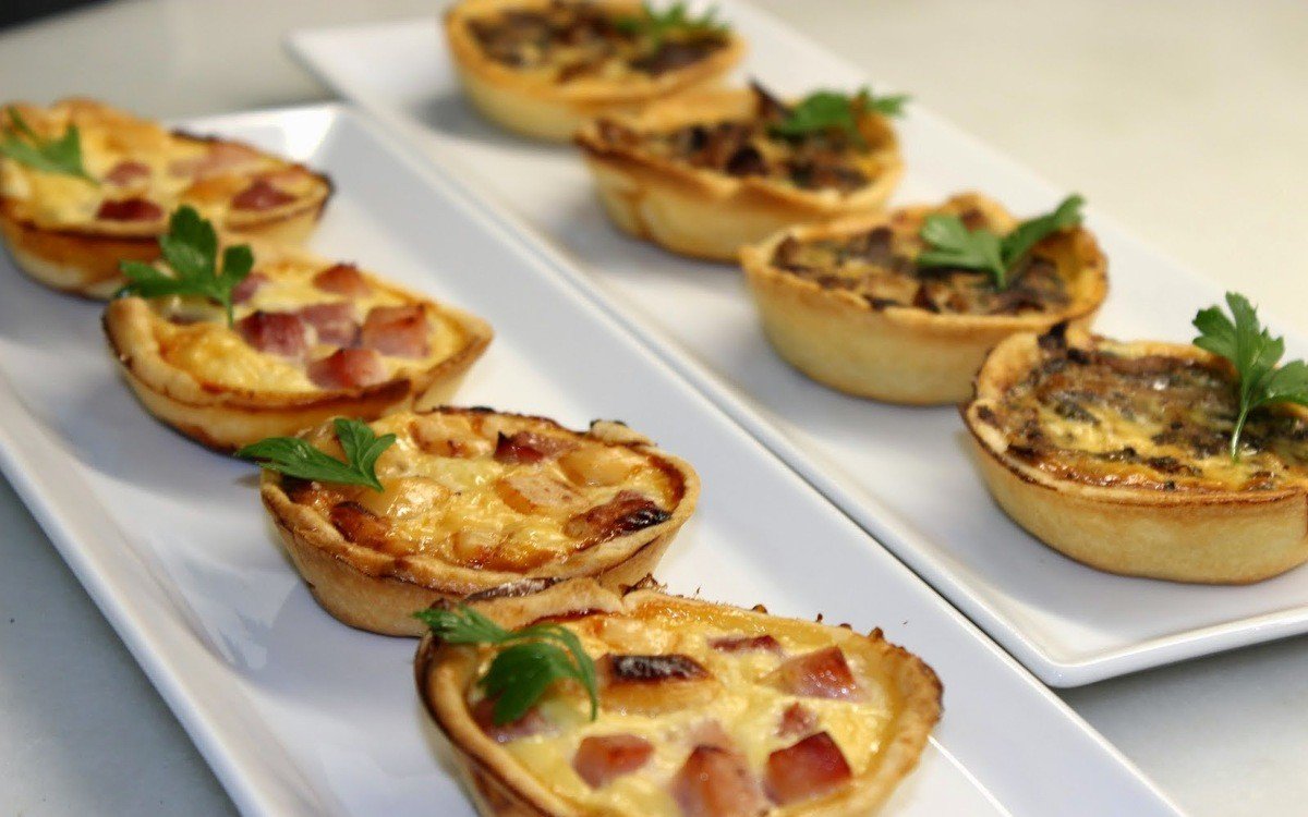 Quiche Lorraine (Tartaletes salades)