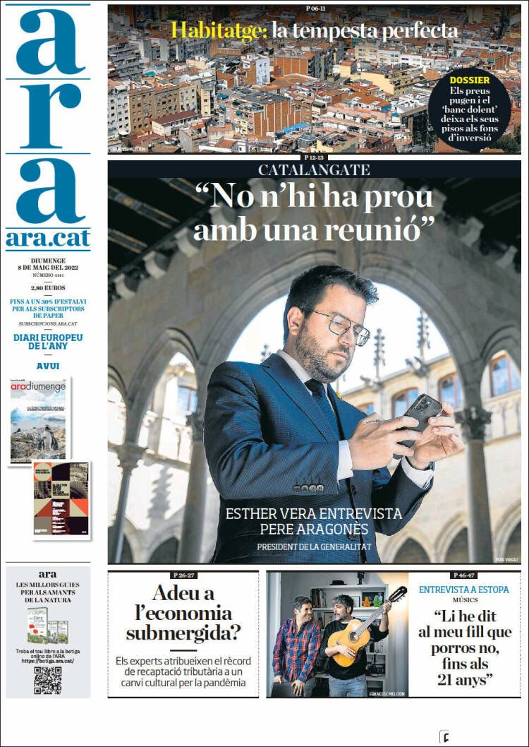 portada ara 8 mayo 2022