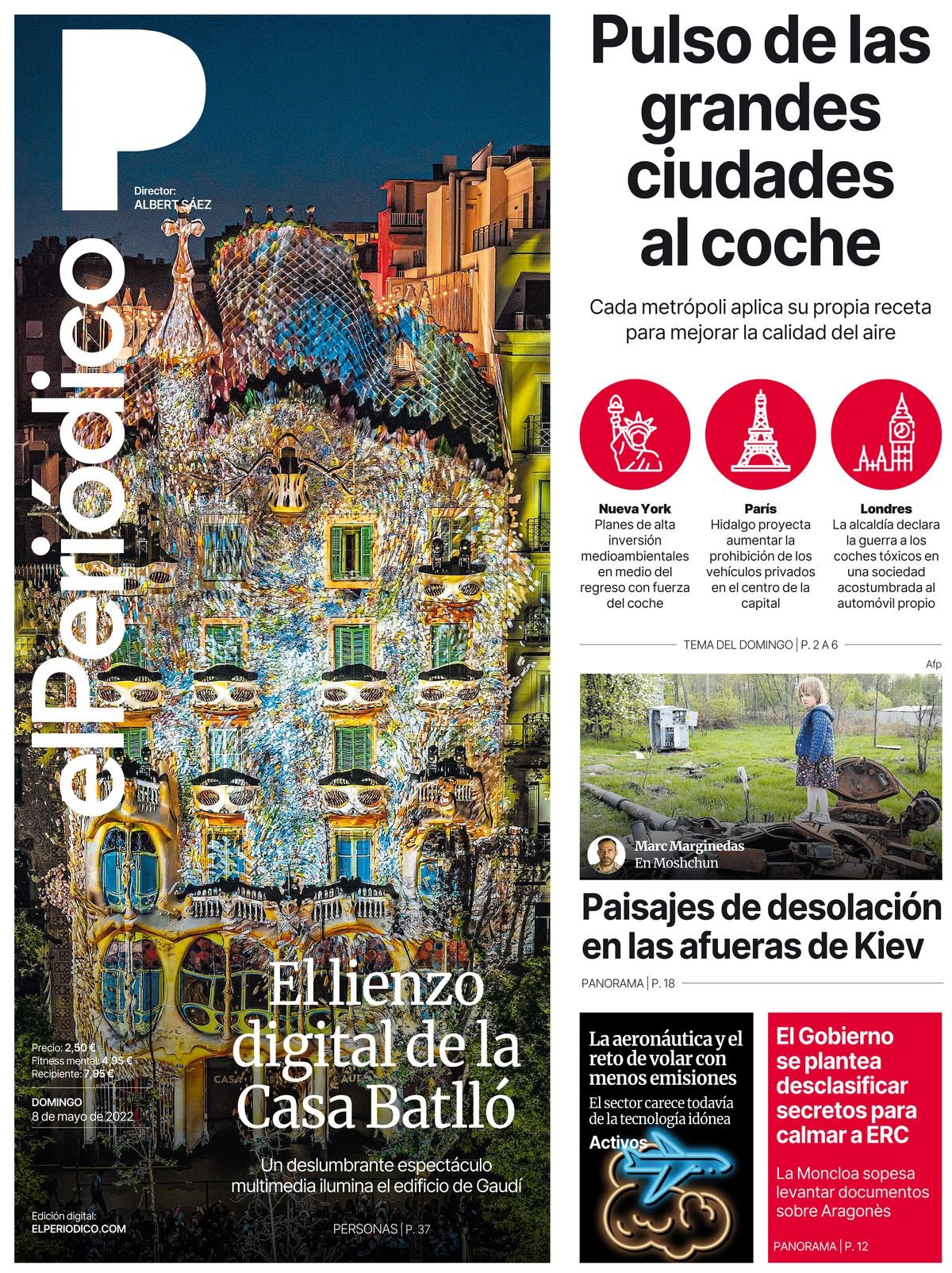 portada el periódico 8 mayo 2022