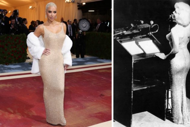 Kim Kardashian y el vestido de Marilyn Monroe